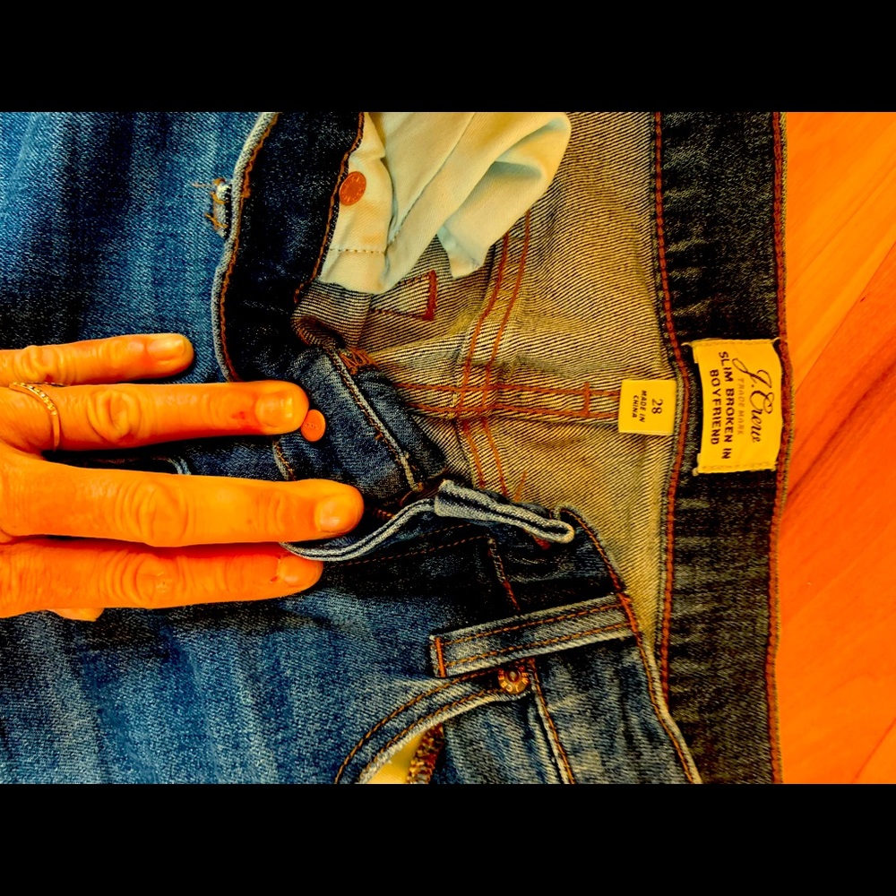 J Crew jeans size 28, darker